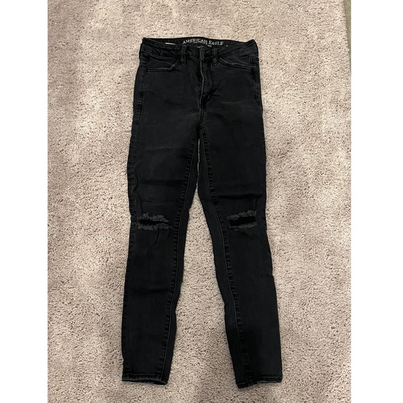 American Eagle | black jeggings - Picture 2 of 4